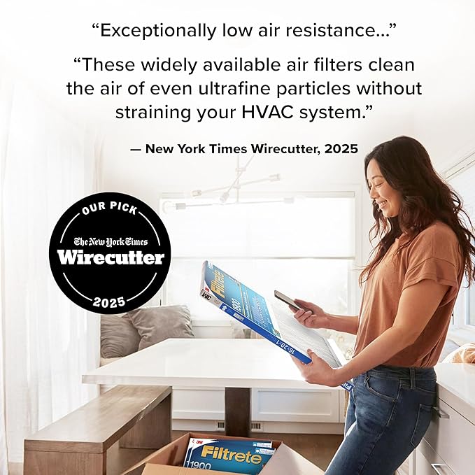 Filtrete 16x25x1 AC Furnace Air Filter, MERV 13, MPR 1900, Premium Allergen - Image 2