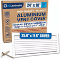 24x10 Aluminum 1-Way Air Vent Cover Wall Ceiling Register Multi-Shutter Damper by ACLAMINAIRE