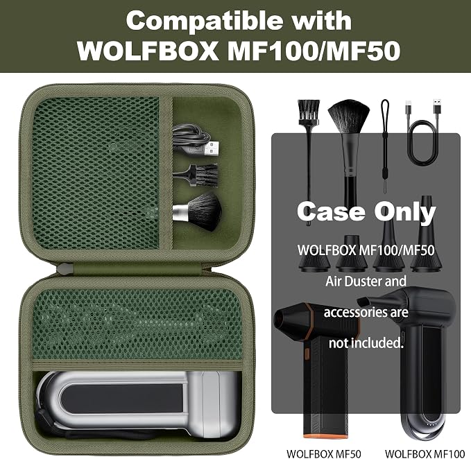 khanka Case for WOLFBOX MF100 Electric Air Duster, Hard Storage ompatible - Image 6