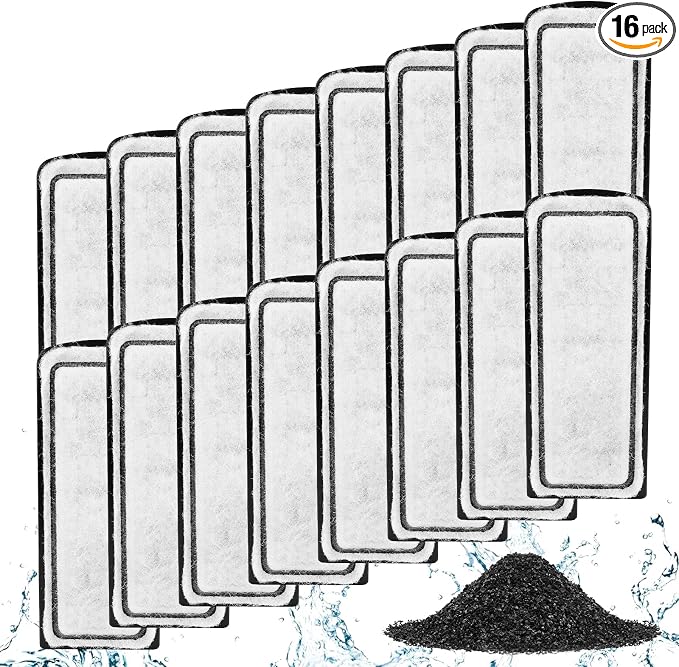 AQQA 16 Packs Aquarium Filter Cartridges by AQQA