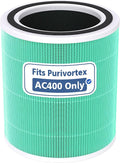 Purivortex AC400 Air Purifiers Toxin Absorber HEPA Replacement Filter, 3-in-1 by Purivortex