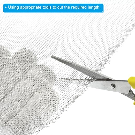 PATIKIL 40" L x 16" W Woven Wire Mesh, 20 Mesh 304 Stainless Steel Air Vent - Image 4
