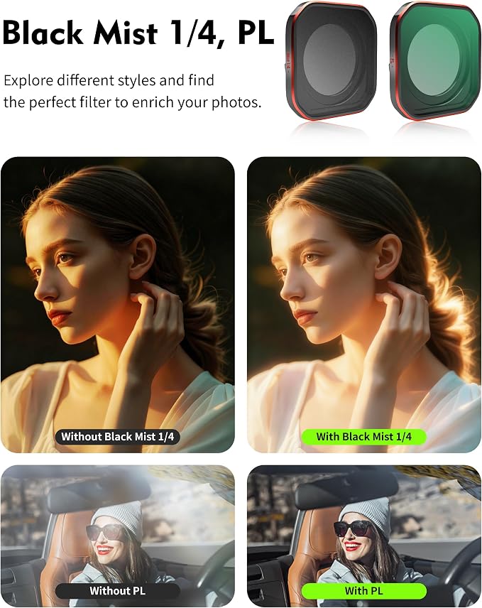 PL Polarizing Filter for Insta360 Ace Pro2, Circular Polarizer Lens Eliminates - Image 4