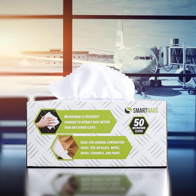 Arkwright Smart Rags Microfiber Cleaning Cloths, Lint Free 180 GSM Reusable - Image 5