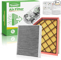 Engine+Cabin Air Filters Fit for 2020-2026 Cadillac CT4, 2020-2026 Cadillac CT5 by RVgolf