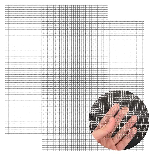 AMZDEPOT 2 Pack 14"x11" Wire Mesh, 5 Mesh Crimped Stainless Steel Mesh - Image 8