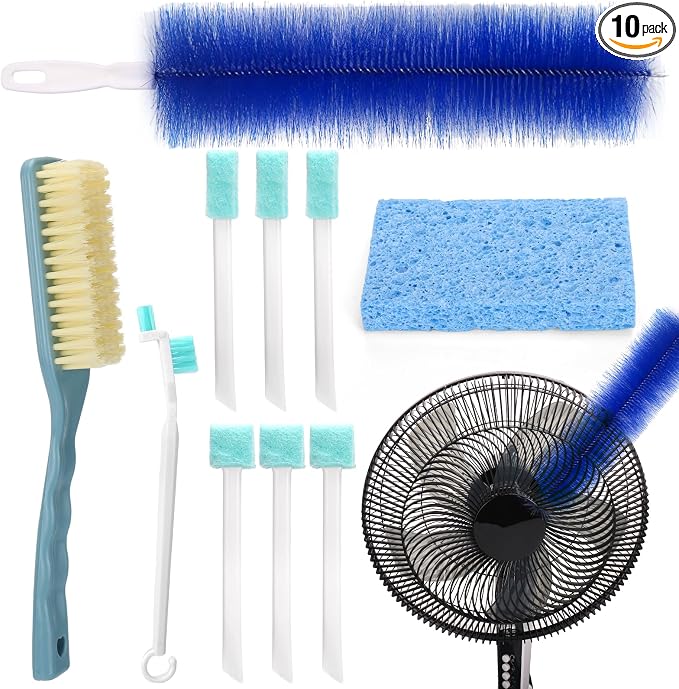 XANGNIER Fan Cleaning Brush Tools Set, Bendable Cobweb Duster Remover by XANGNIER