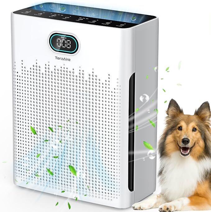 Air Purifiers for Home, PM 2.5 Air Quality Monitor Cover Up to 2200 Ft² by Unknown