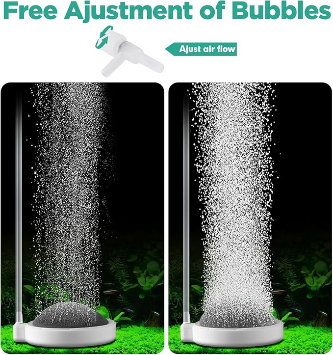 Aquarium air Stones, 2 Inch Nano Fish Tank Bubbler, High Dissolved Oxygen Air - Image 5