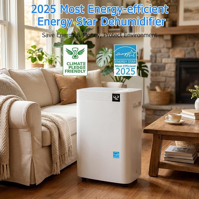 Ludatido 2026 Upgraded 80 Pint energy star Dehumidifier - Image 2