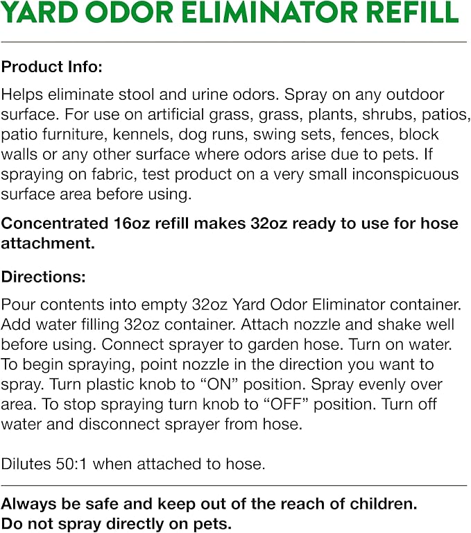 NaturVet – Yard Odor Eliminator | Eliminate Stool and Urine Odors from Lawn and - Image 5