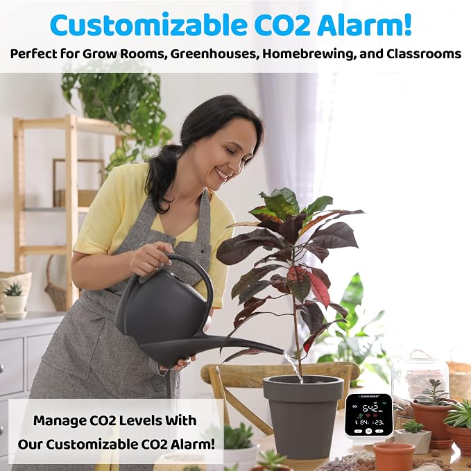 CO2 Monitor Indoor with Bonus Humidity & Temperature Readings | Carbon Dioxide - Image 5