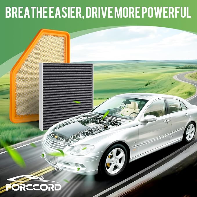 Cabin & Engine Air Filter Fit for Chevy Volt L4 1.5L 2016-2019 Activated Carbon - Image 7