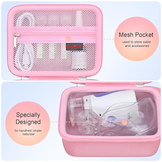 Elonbo Carrying Case for Portable Handheld Inhaler Nebulizer Machine - Image 3