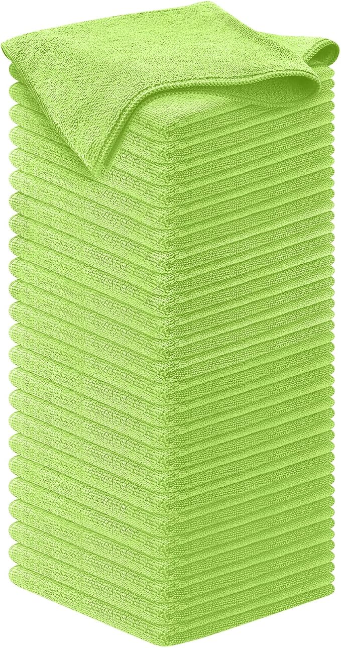 USANOOKS Microfiber Cleaning Cloth Light Green by USANOOKS