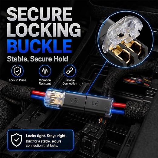30 PCS Quick Connect Wire Connectors, No Wire Stripping - Image 5