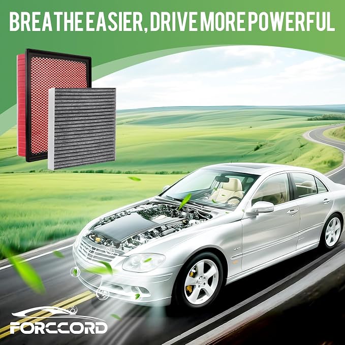 Cabin & Engine Air Filter Fit for 2016-2023 Toyota Tacoma V6 Activated Carbon - Image 8