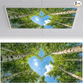 2 Pack Fluorescent Light Covers 4x2 ft Magnetic Light Covers by seewan