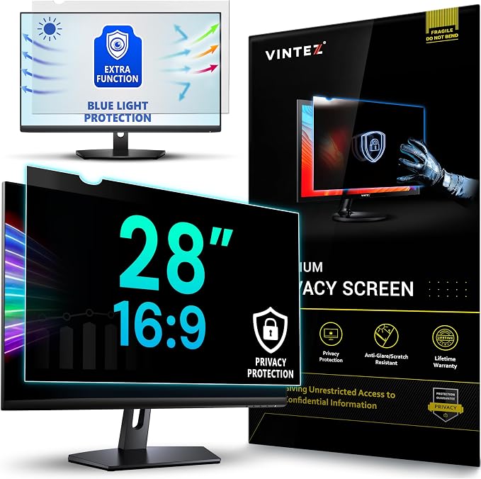 VINTEZ 28 Inch 16:9 Privacy Screen by VINTEZ