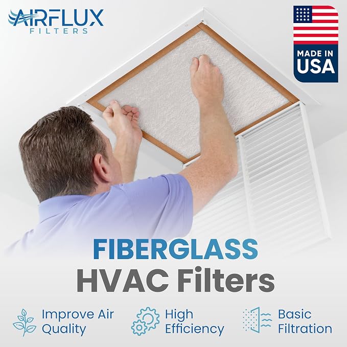 Fiberglass Air Filter -25x25x2Air Filter 12 Pack - Image 2
