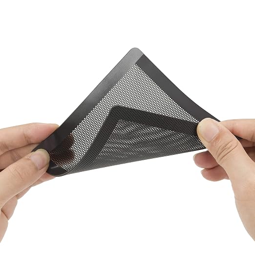 120mm Magnetic PC Case Dust Filter, 4 Pack PVC Mesh 0.8mm | 0.8mm ultra-fine - Image 4