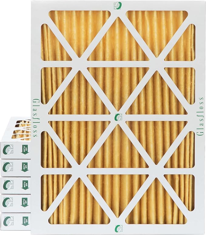 Glasfloss ZL 16x20x2 MERV 11 2" Inch AC Furnace Pleated Air Filters. Box of 6. - Image 2
