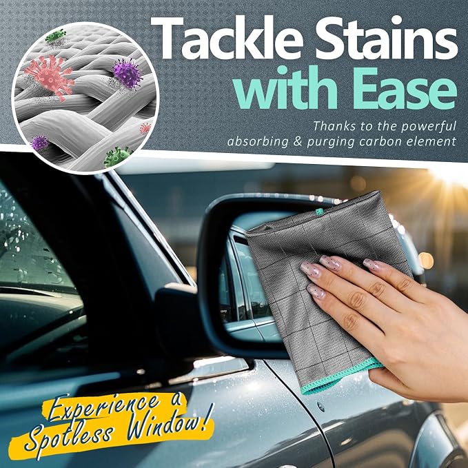 Airlab Glass Polishing Cloth Streak Free Miracle Cleaning Cloth Lint Free - Image 4