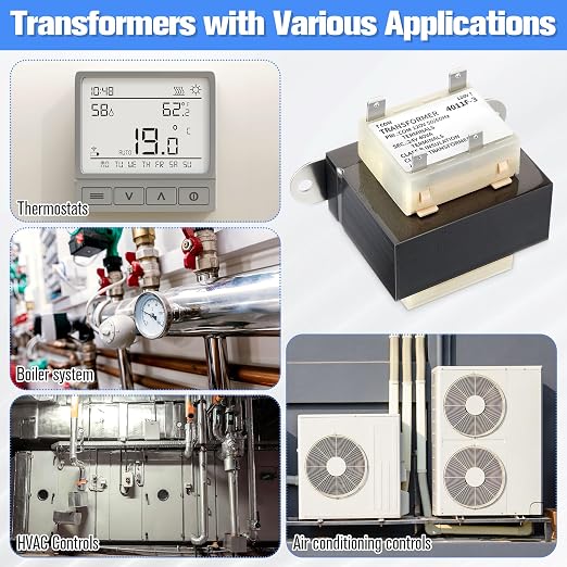 120V to 24V Transformer Secondary 24V, 0130M00138S 40VA Transformer Compatible - Image 5