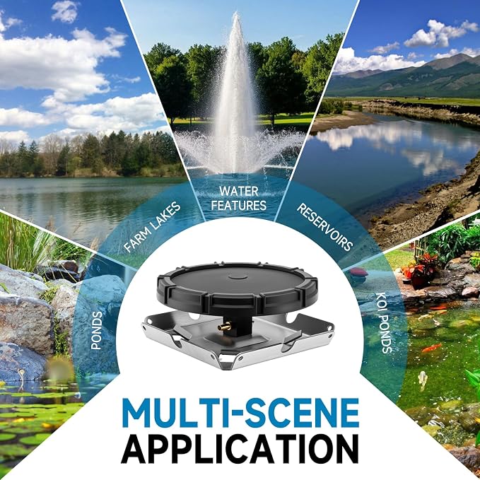 10" Pond Aeration Diffuser, Outdoor Pond Aeration System Accessories - Image 5