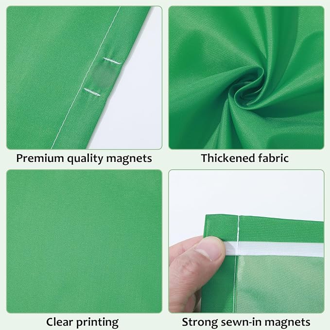 4PCS Fluorescent Light Covers, 4x2 Feet Magnetic Light Cover Fluorescent Lights - Image 3