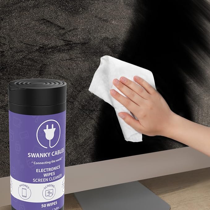 Swanky Cables Screen Cleaner Wipes: Electronic Wipes - Image 8