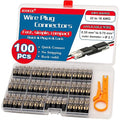 100PCS Double Wire Plug in Connector, No Stripping Lock Strip Connector by JOXICOLSunshinegifts