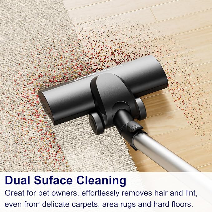 Portek Turbo Brush Head for 1-1/4" and 1-3/8" Vacuum Cleaners, Air-Driven Floor - Image 4