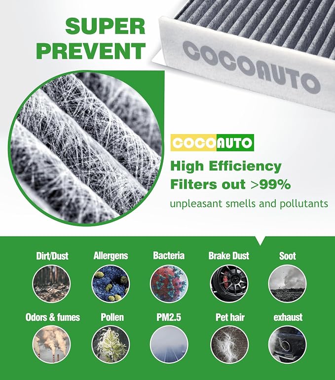 Cabin & Engine Air Filter Kit for Chevy Silverado 1500 GMC Sierra 1500 - Image 3