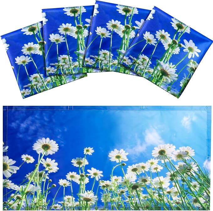 Hortsun 4 Pack 4 x 2 Feet Fluorescent Light Covers, Magnetic Light Filters by Hortsun