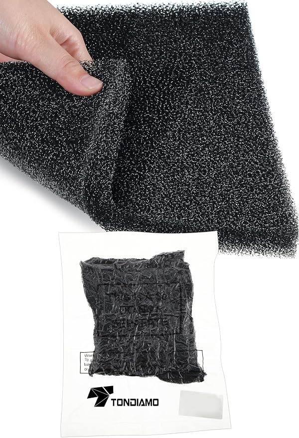 Tondiamo 3 Pieces Aquarium Sponge Filter Pad Media Cut to Fit Foam - Image 7