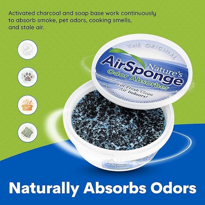 Delta Nature's Air Sponge Odor Absorber Unscented Plastic Tub 1/2 Lb. - Image 3