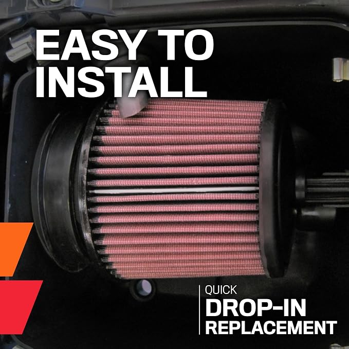 K&N High-Flow Original Lifetime Engine Air Filter: Increase Power & Accerlation - Image 5
