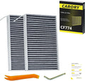 2PCS Cabin Air Filter with Activated Carbon by Carory