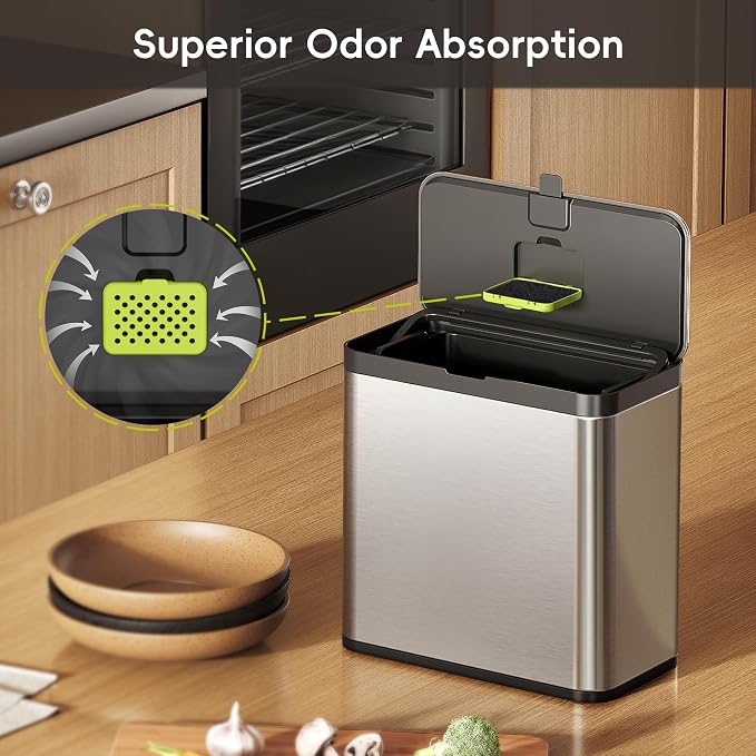 EKO Odor Filter Refills for Food Waste Bin and Compost Bin, Activated Carbon - Image 3