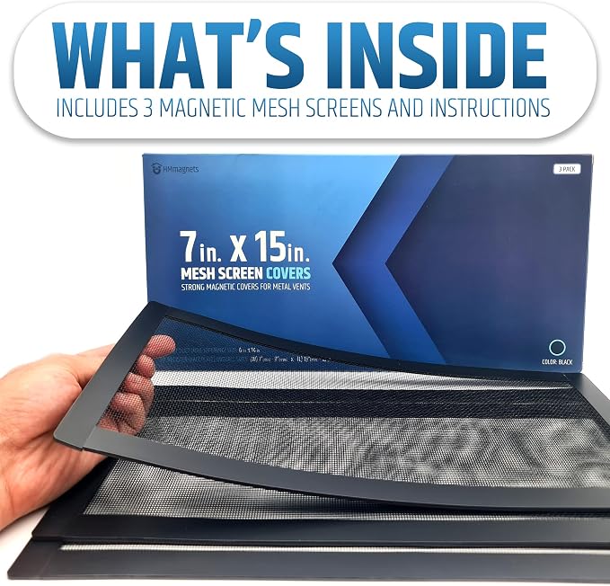 Powerful Magnetic Vent Screen Mesh Covers that Will Never Move or Fall - Image 8