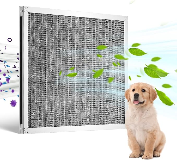 VEVOR Electrostatic Air Filter, MERV 8 Long Lifetime, Healthier Home or Office by VEVOR