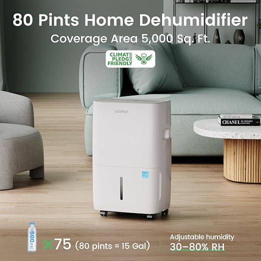 Waykar 80 Pints Energy Star Dehumidifier - Image 2