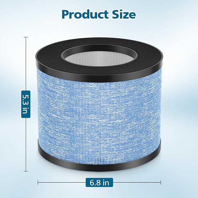 2 Pack C102 MA-01CW HEPA Replacement Filter Compatible - Image 7