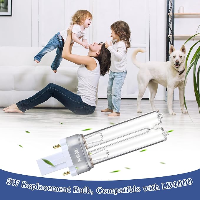 4 Pack Replacement Bulb, 5W UV-C Bulb Compatible - Image 2