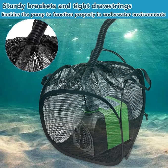 1Pcs Pop Up Pond Filter Bag 10inch Stainless Steel Wire Water Pump Barrier Box - Image 6