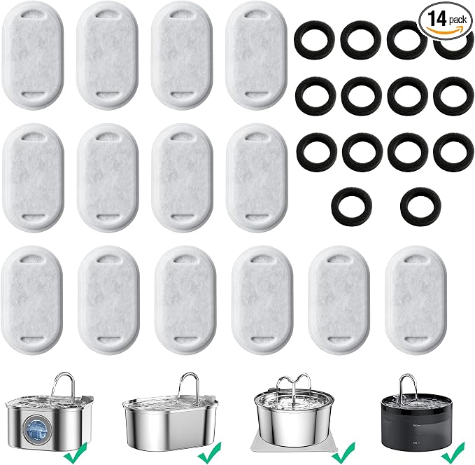 Cat Water Fountain Replacement Filters by RBAYSALE