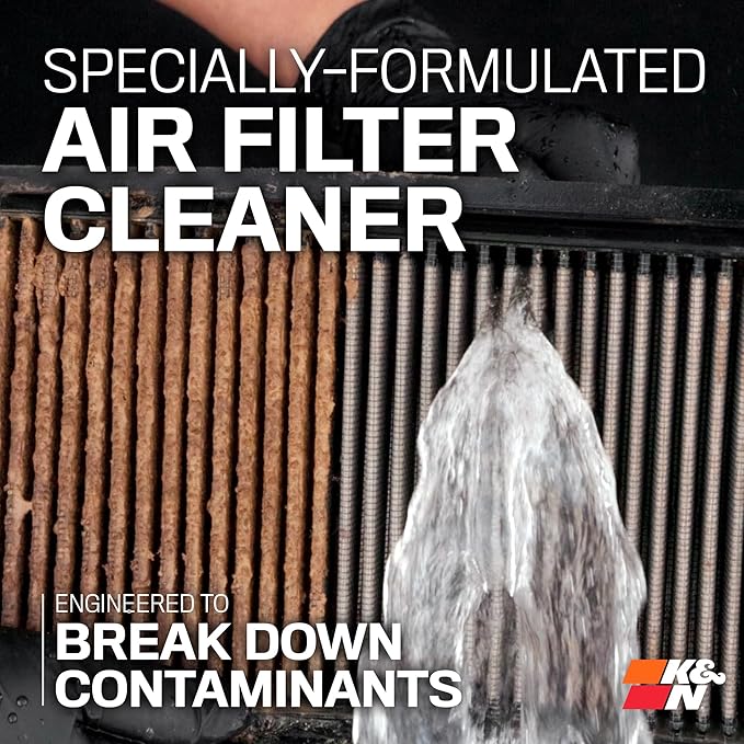 K&N Air Filter Cleaner and Degreaser: Power Kleen; 32 Oz Trigger Spray; Restore - Image 3