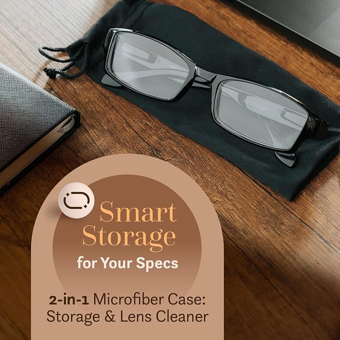 TruVision Readers Reading Glasses, Comfort Spring Hinges - Image 8
