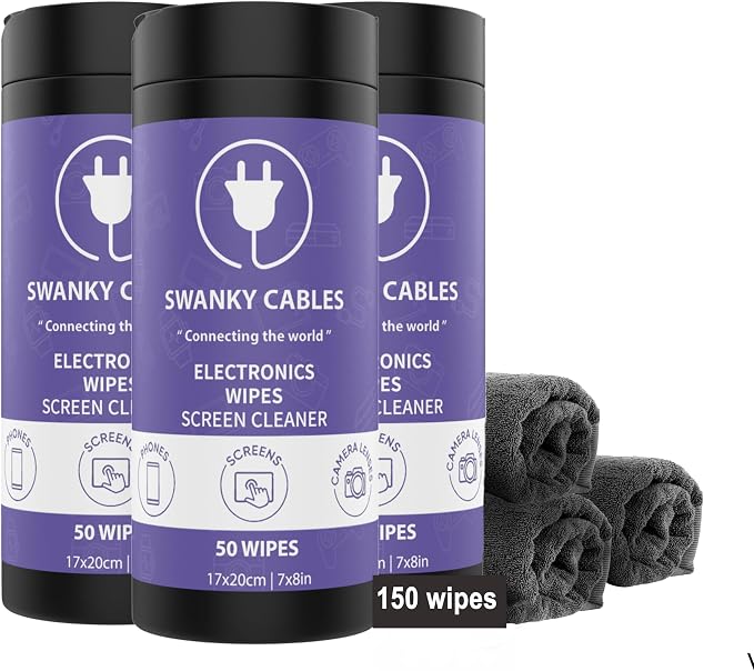 Swanky Cables Electronic Cleaning Wipes by SWANKYCABLES